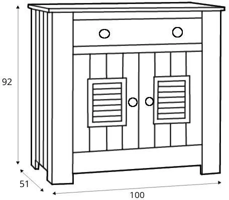 Komoda Marsylia MDF