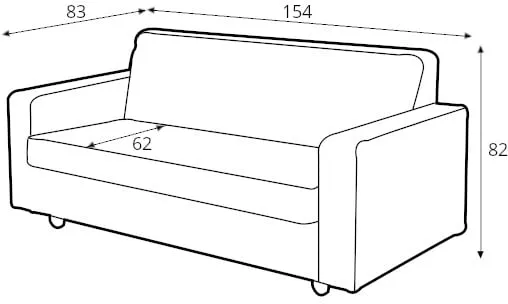 Sofa 2-osobowa Zugo