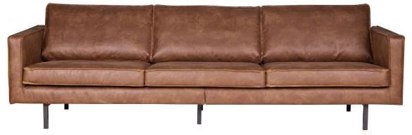 Sofa 3-osobowa skórzana koniak Rodeo