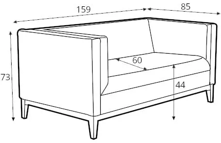 Sofa 2-osobowa by-Tom