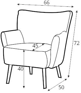 Fotel Gustav Arm