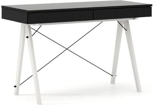 Psací stůl 100x50 Basic Black/White