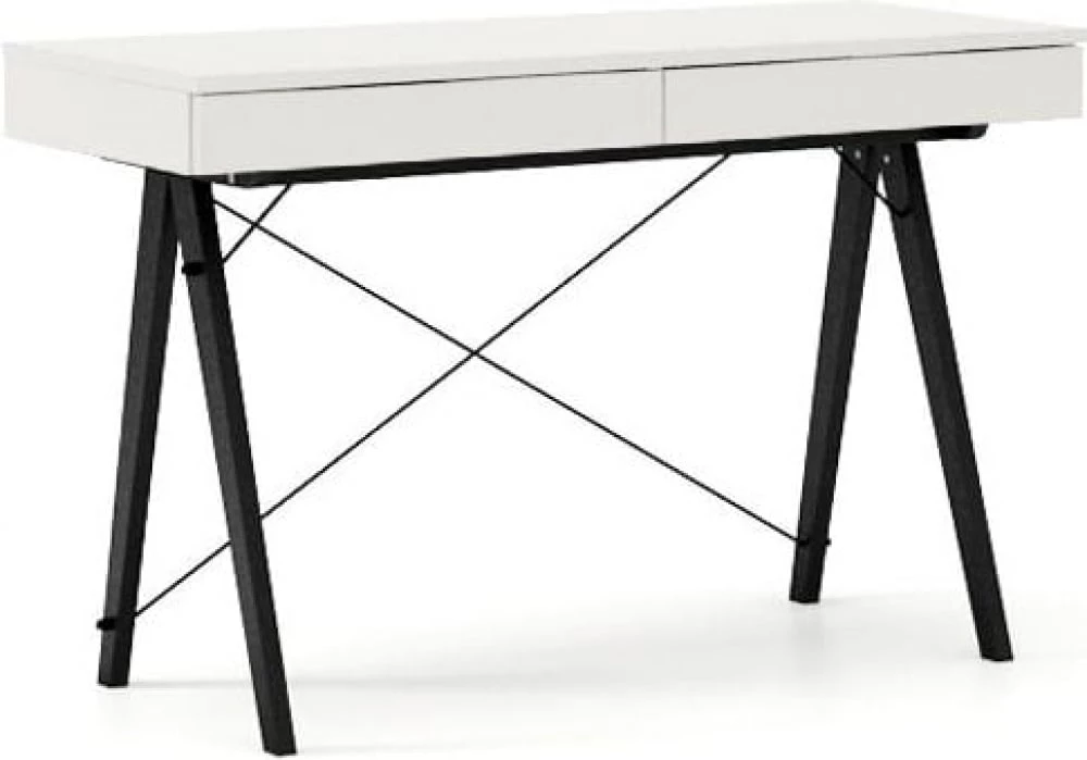 Psací stůl 100x50 Basic Black/White