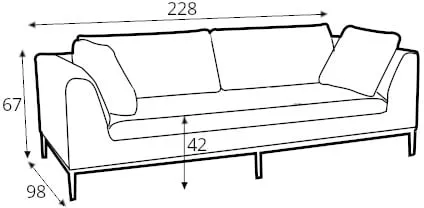 Sofa 3-osobowa Ambient