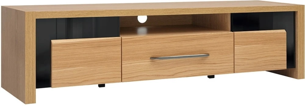 Szafka Rtv Arosa Black Red White Twojemeble Pl Meble Z