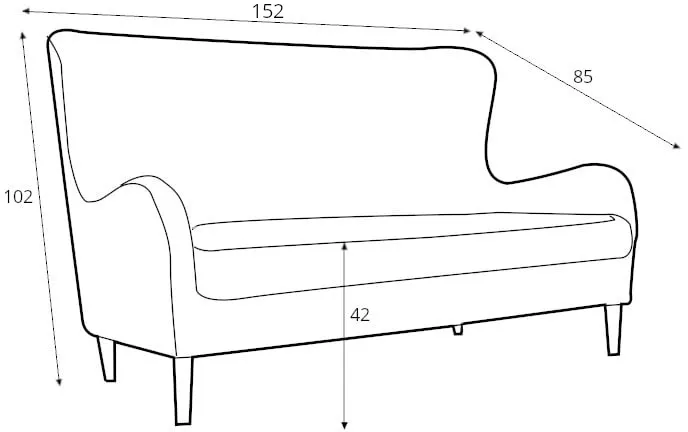 Sofa 2-osobowa Cozyboy