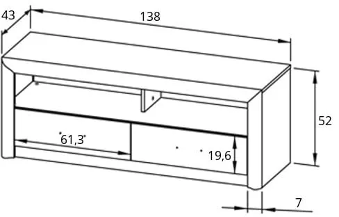 Szafka RTV Castel