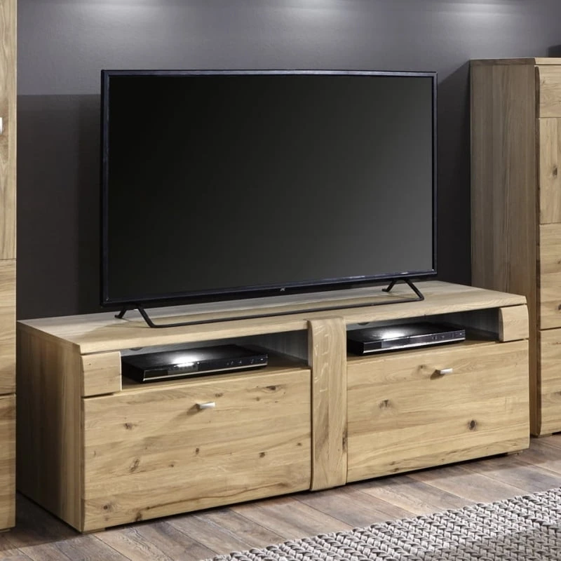 Moderní TV stolek se zásuvkami a přihrádkami do obývacího pokoje Arras