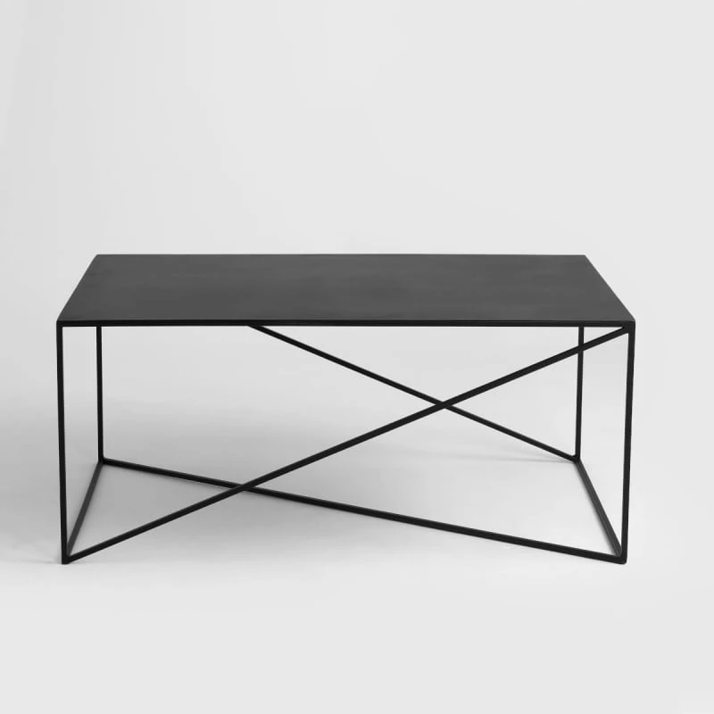 Konferenční stolek na kovových rámech 100x60 cm Memo Metal
