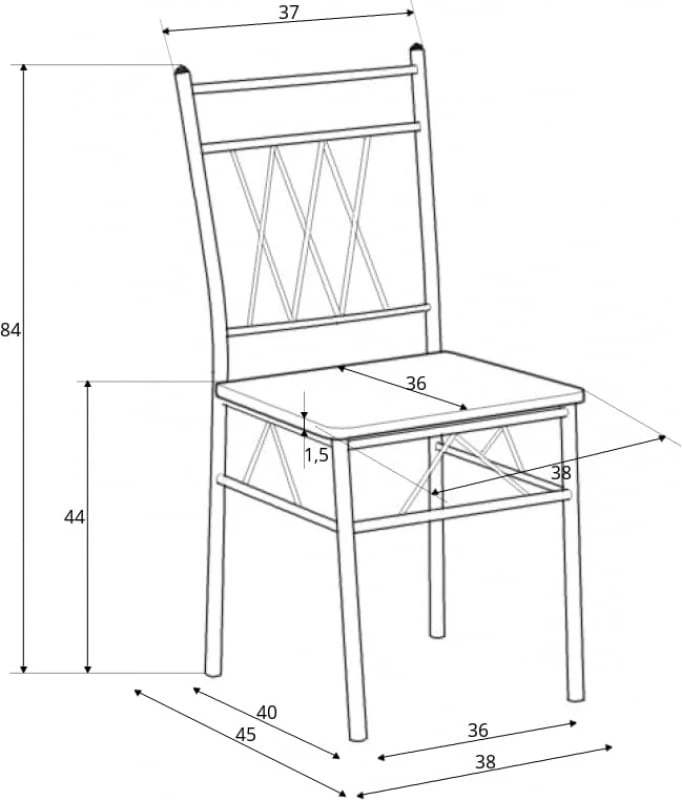 Stůl a 4 židle Faust