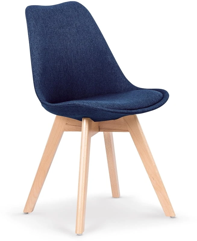 Krzesło tapicerowane na drewnianych nóżkach do jadalni K-303