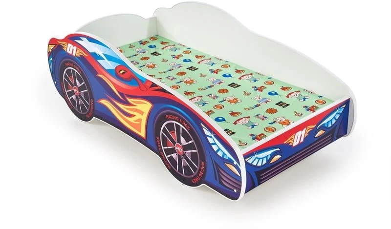 Łóżko dziecięce Speed z motywem samochodu