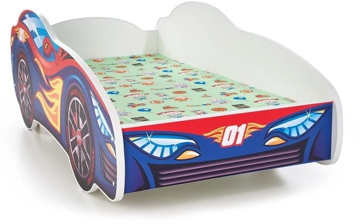 Łóżko dziecięce Speed z motywem samochodu