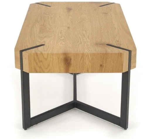 Konferenční stolek Lavida do obývacího pokoje dub zlatý s černou