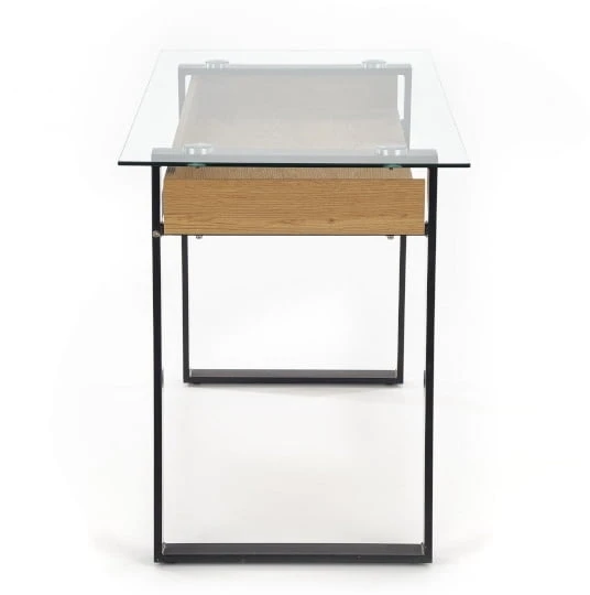 Stylový psací stůl se skleněnou deskou stolu do kanceláře B-36