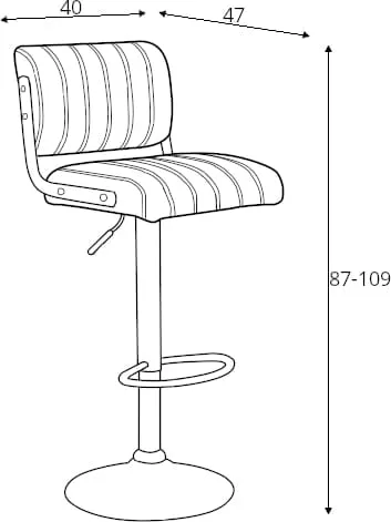 Elegancki hoker H-88 do jadalni i kuchni