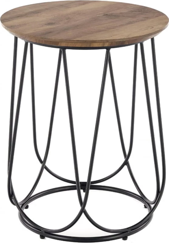 Stylový kavový stolek Nubira S do obývacího pokoje ořech s černou