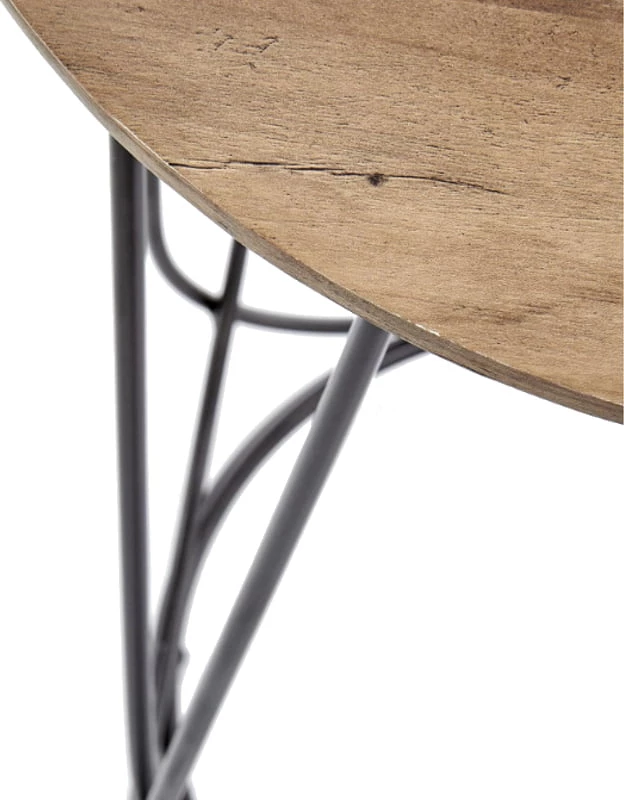 Stylový kavový stolek Nubira S do obývacího pokoje ořech s černou