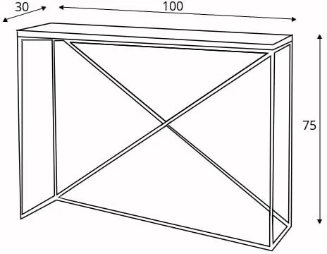 Konsola Memo Solid Wood 100