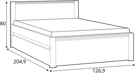 Łóżko 120 Novi