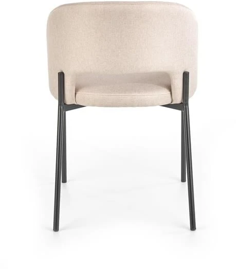 Tapicerowane krzesło K373 do jadalni beżowy