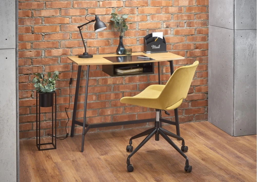 Praktyczne biurko z półką do biura lub gabinetu B-41