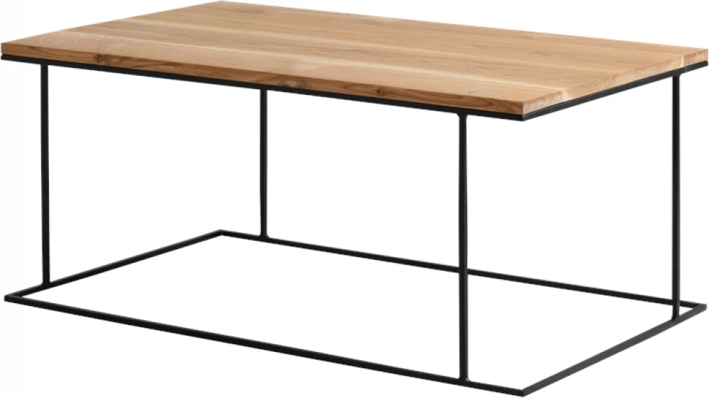 Konferenční stolek na kovových rámech 100x60 Walt Solid Wood
