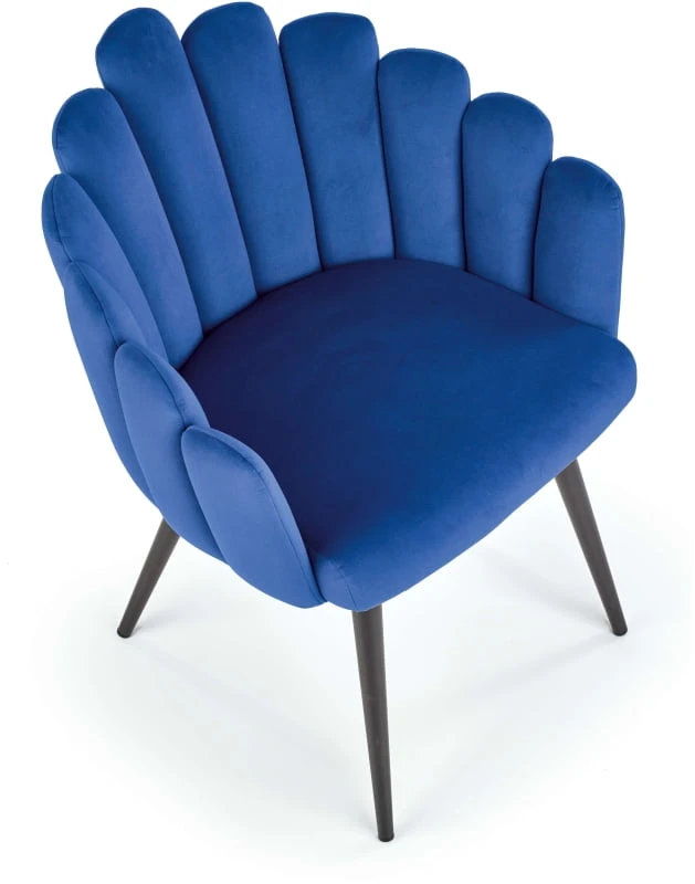 Eleganckie krzesło tapicerowane do jadalni K-410