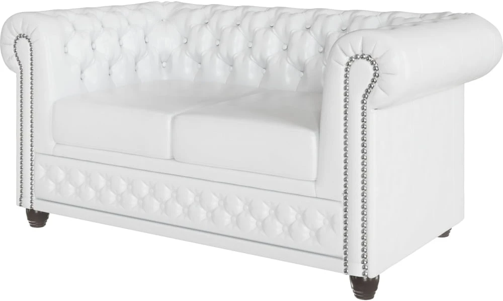 Sofa 2-osobowa Chesterfield York bezfunkcyjna