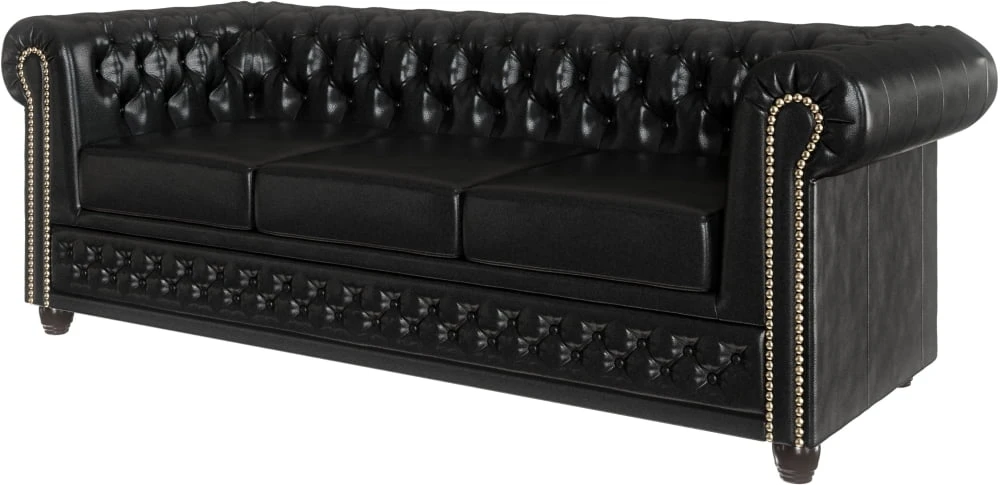 Sofa 3-osobowa Chesterfield York bez funkcyjna