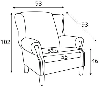 Fotel Bedfort