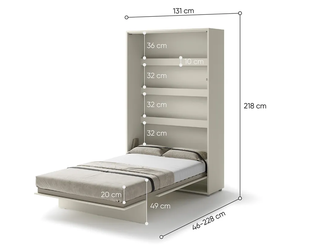 Sklápěcí postel vysoká 120 Bed Concept