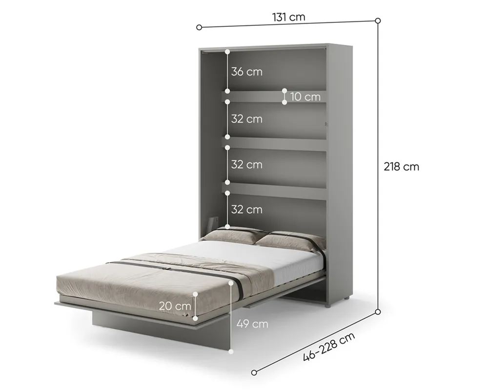 Sklápěcí postel vysoká 120 Bed Concept