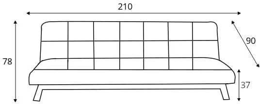Sofa 3-osobowa Modes