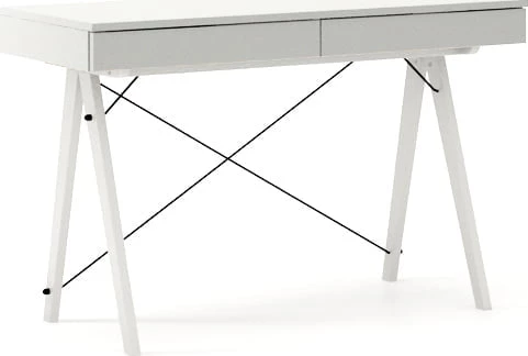 Psací stůl 120x60 Basic Black/White