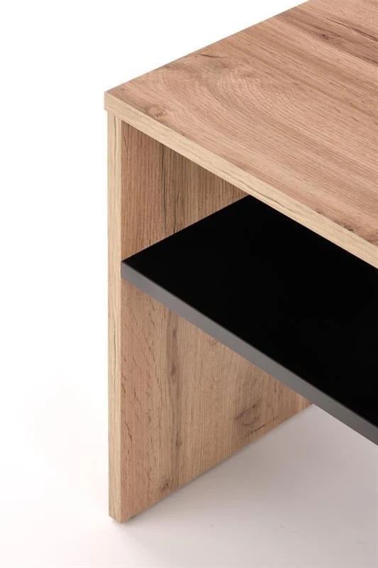 Stylový konferenční stolek Sigma do obývacího pokoje dub wotan s černou