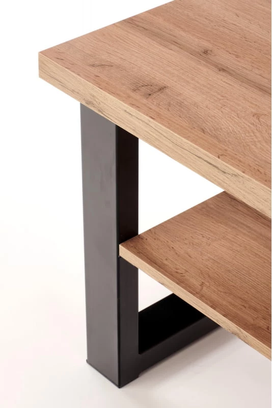 Moderní konferenční stolek na kovových rámech do obývacího pokoje Venom
