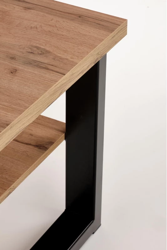 Moderní konferenční stolek na kovových rámech do obývacího pokoje Venom