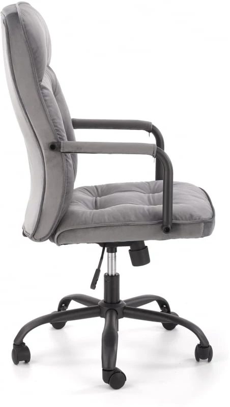Pohodlná, prošívaná otočná židle do ​​kanceláře nebo pracovny Colin
