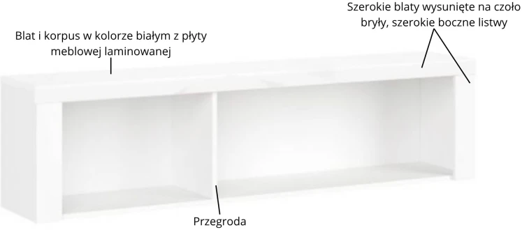 Regał wiszący Lingo