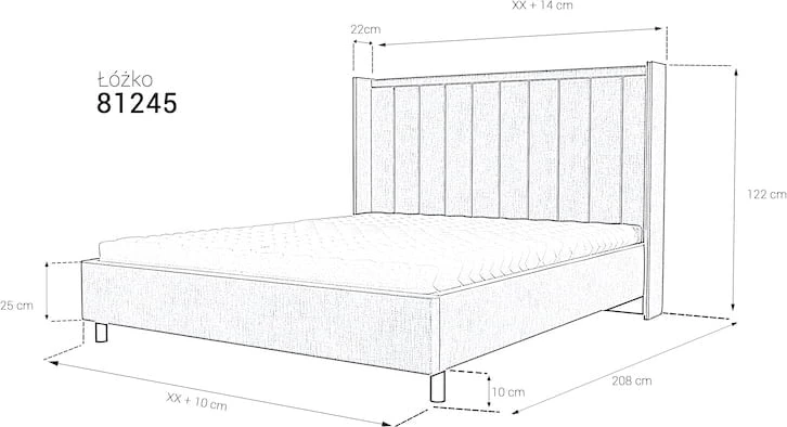 Łóżko 81245 (80x200)