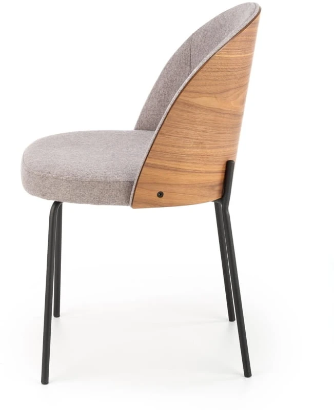 Čalouněná židle s prvky dřeva do jídelny K-451