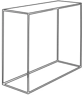 Konsola 100x35 cm Tensio Metal