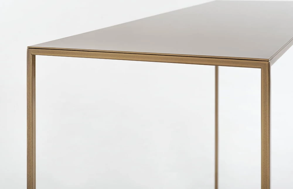 Konzolový stolek na kovových rámech do obývacího pokoje Tensio 100x35 cm