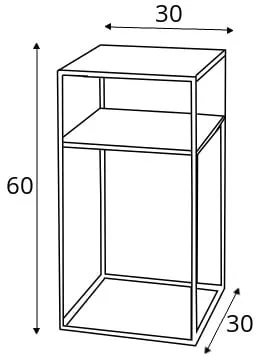 Stolik kawowy Tensio 2 Floor Metal 30