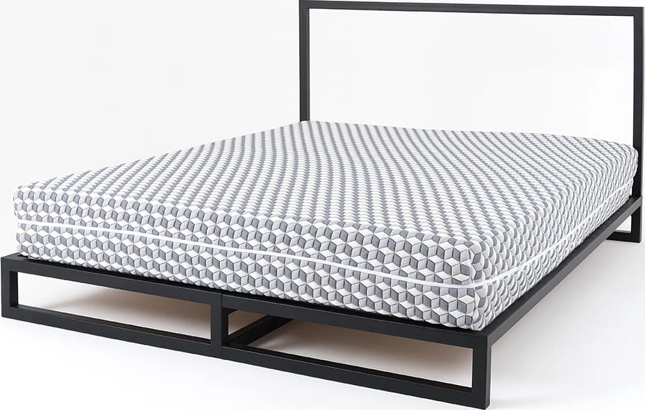 Dvoulůžková postel 140 na kovových rámech Imagin