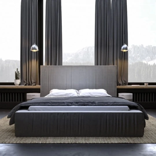 Čalouněná jednolůžková postel do ložnice 90 81250