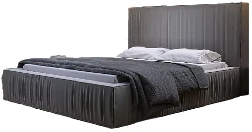 Tapicerowane łóżko jednoosobowe 100 do sypialni 81250