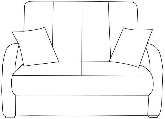 Sofa Poli z funkcją spania i pojemnikiem na pościel