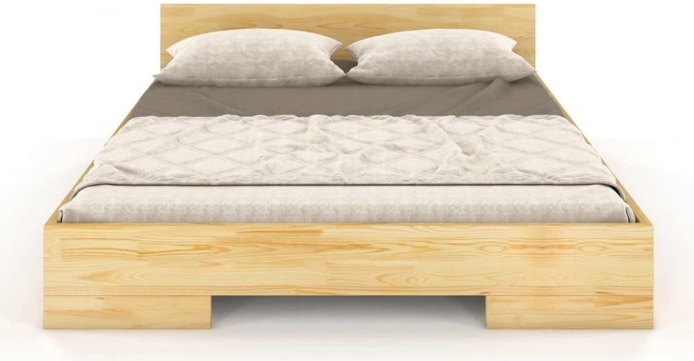Dřevěná postel borovicová 140 do ložnice Spectrum nízká